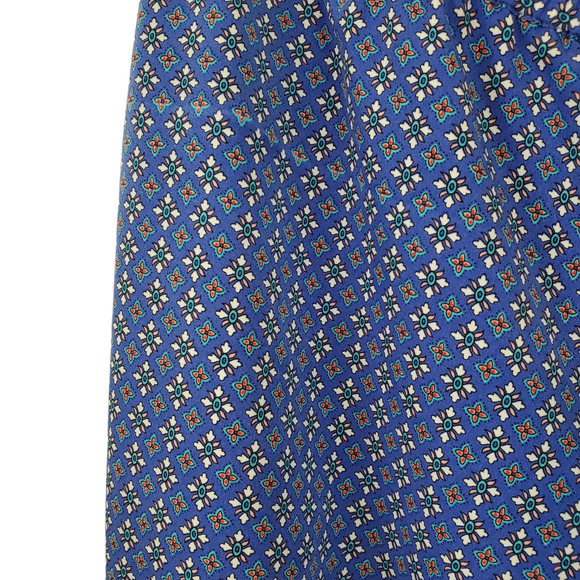 TALBOTS | GEOMETRIC ABSTRACT MULTICOLORED PULL ON PANTS WOMEN'S SIZE 12 - Picture 2 of 16